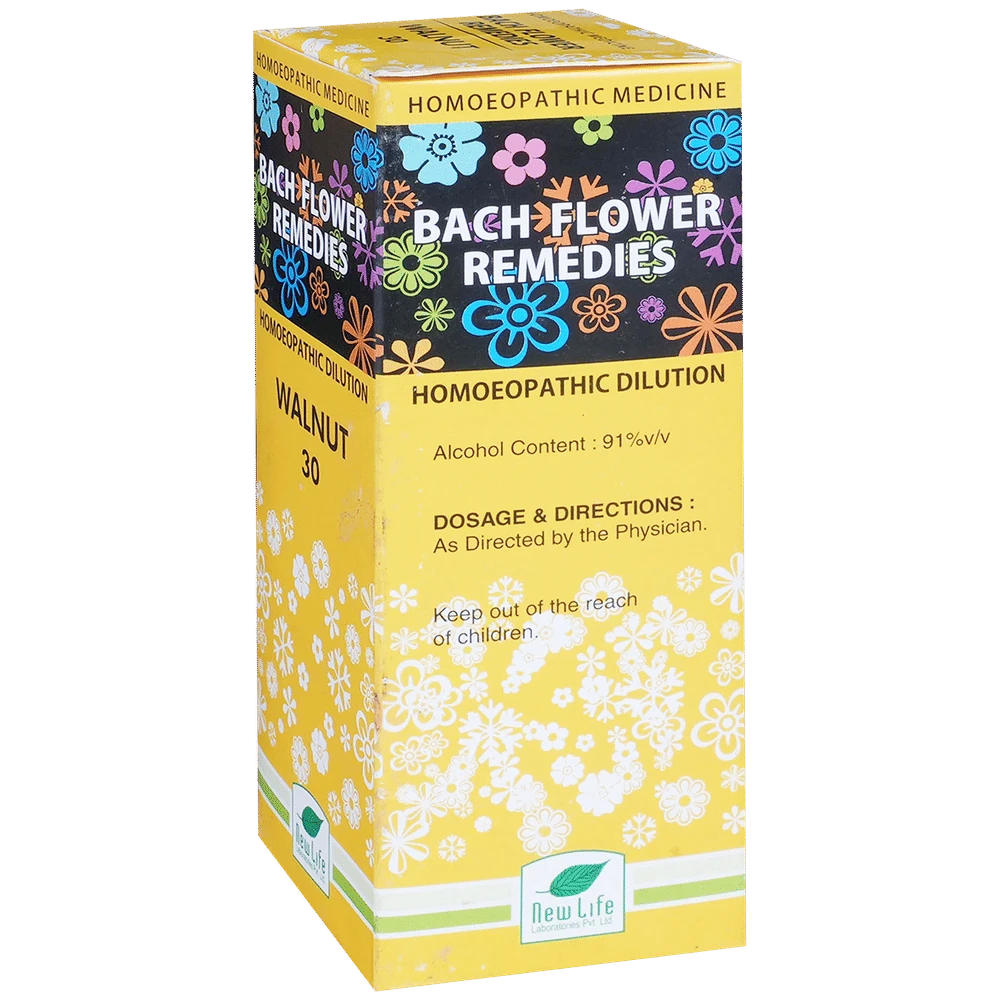 New Life Bach Flower Walnut 30 bottle of 100 ml Dilution