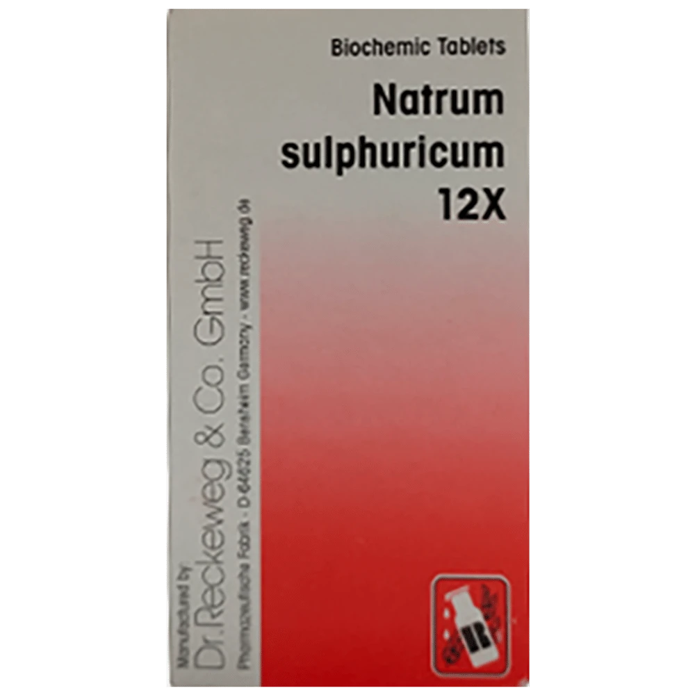 Dr Reckeweg Natrum sulphuricum Biochemic Tablet 12X bottle of 20 gm Biochemic Tablet Dr Reckeweg Natrum sulphuricum Biochemic Tablet 12X bottle of 20 gm Biochemic Tablet
