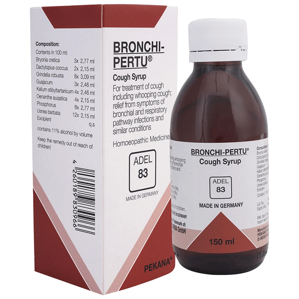 ADEL 83 Bronchi-Pertu Syrup bottle of 150 ml Syrup ADEL 83 Bronchi-Pertu Syrup bottle of 150 ml Syrup