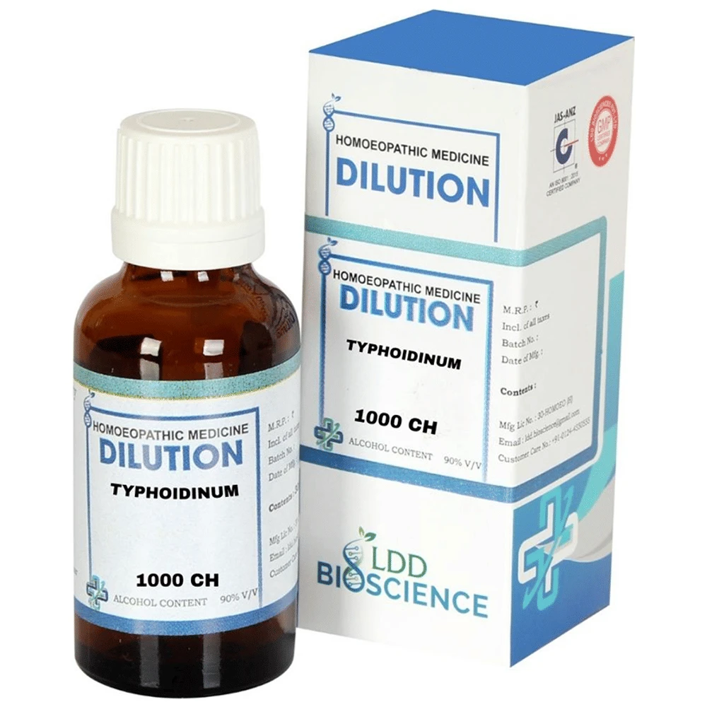 LDD Bioscience Typhoidinum Dilution 1000 CH bottle of 30 ml Dilution