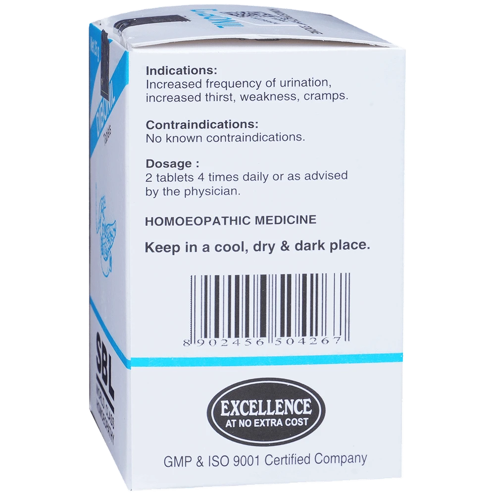 SBL Dibonil Tablet bottle of 25 gm Tablet