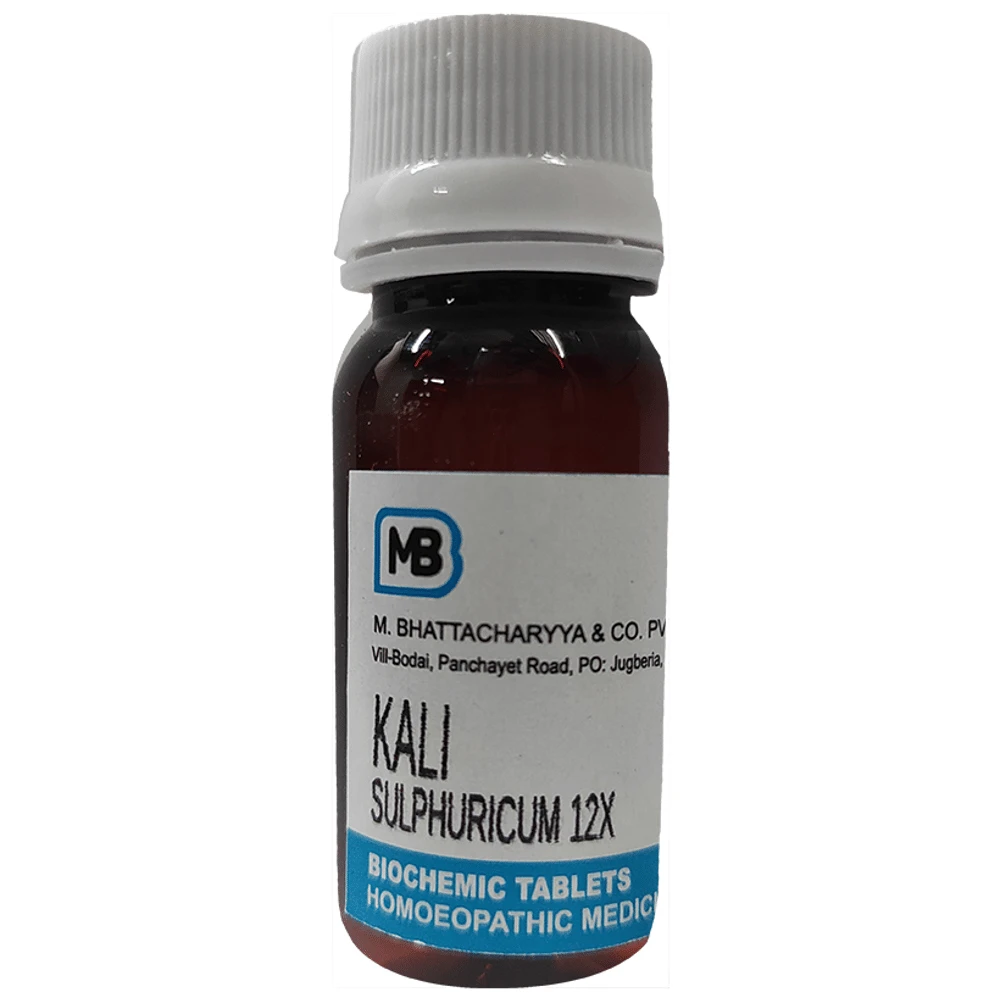 MB Kali Sulphuricum Tablet 12X bottle of 25 gm Tablet