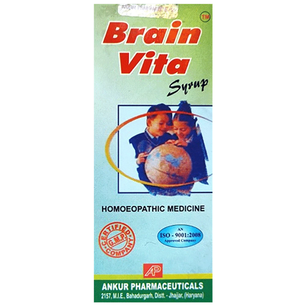 Ankur Brain Vita Syrup bottle of 100 ml Syrup
