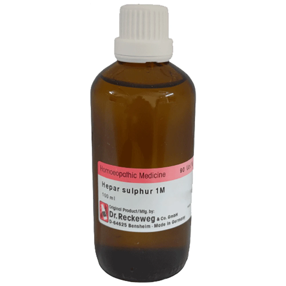 Dr Reckeweg Hepar Sulphur Dilution 1M bottle of 100 ml Dilution Dr Reckeweg Hepar Sulphur Dilution 1M bottle of 100 ml Dilution