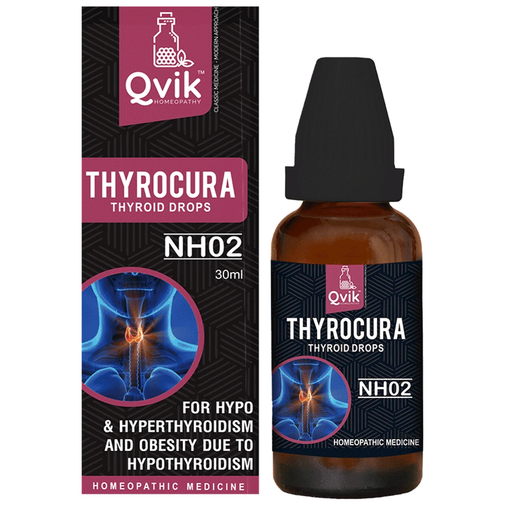Qvik NH02 Thyrocura Thyroid Drop bottle of 30 ml Drop