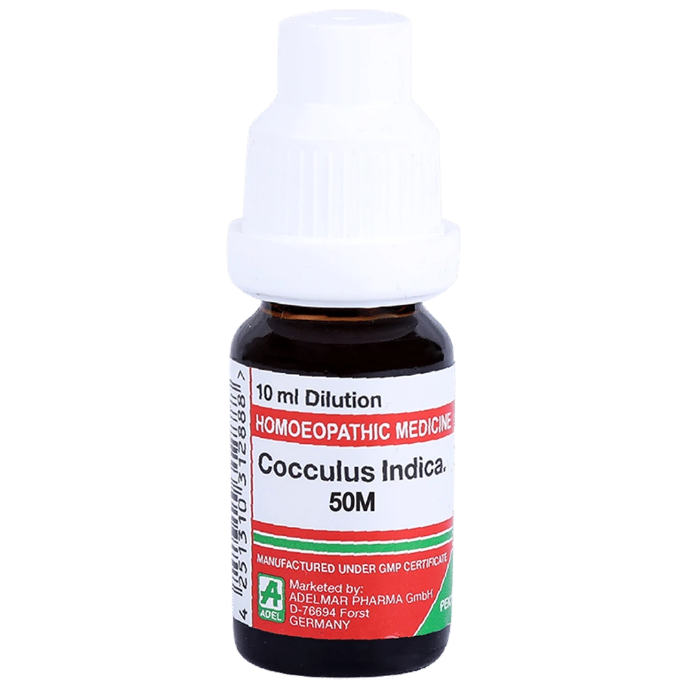 ADEL Cocculus Indica. Dilution 50M bottle of 10 ml Dilution