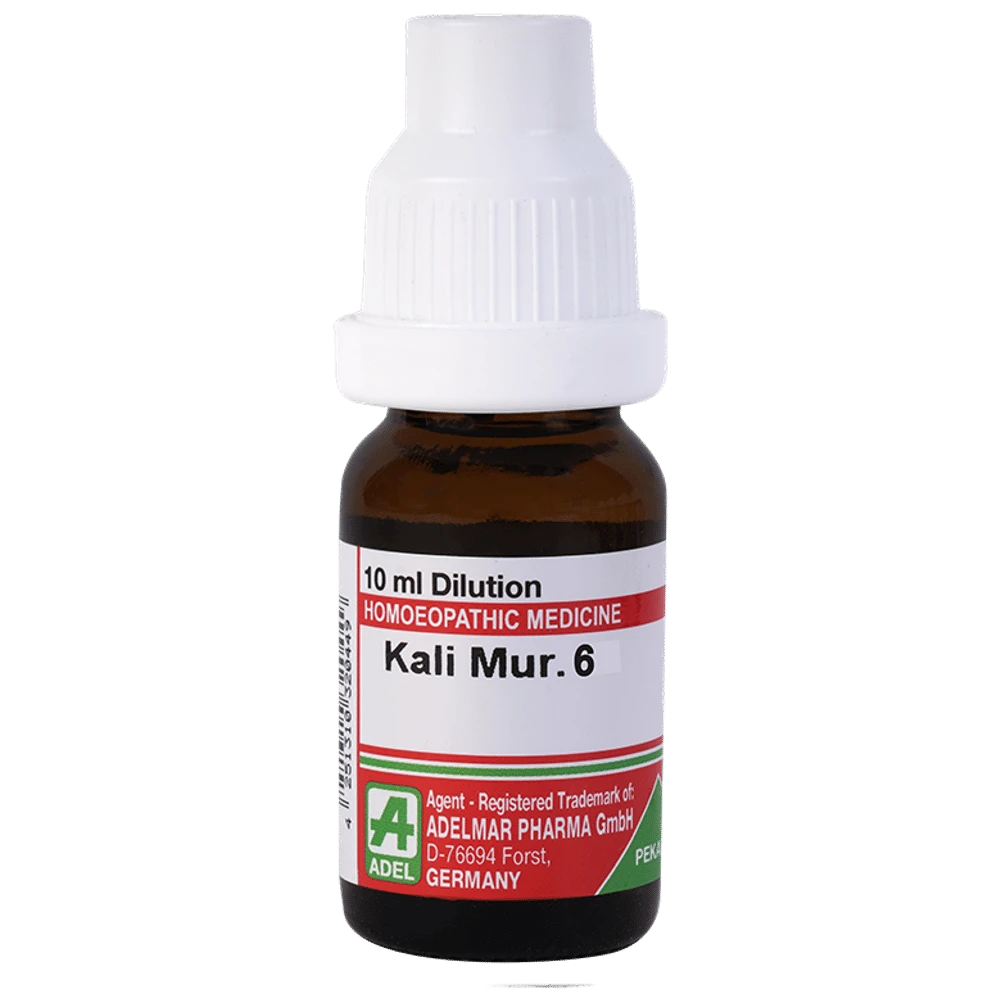 ADEL Kali Mur Dilution 6 bottle of 10 ml Dilution