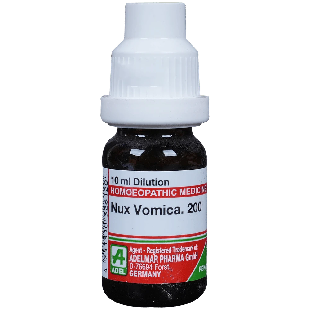 ADEL Nux Vomica Dilution 200 bottle of 10 ml Dilution