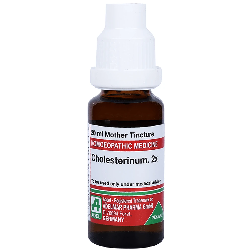 ADEL Cholesterinum Mother Tincture 2X bottle of 20 ml Mother Tincture