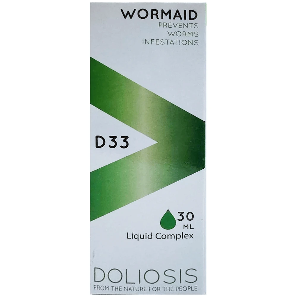 Doliosis D33 Wormaid Liquid Complex bottle of 30 ml Drop
