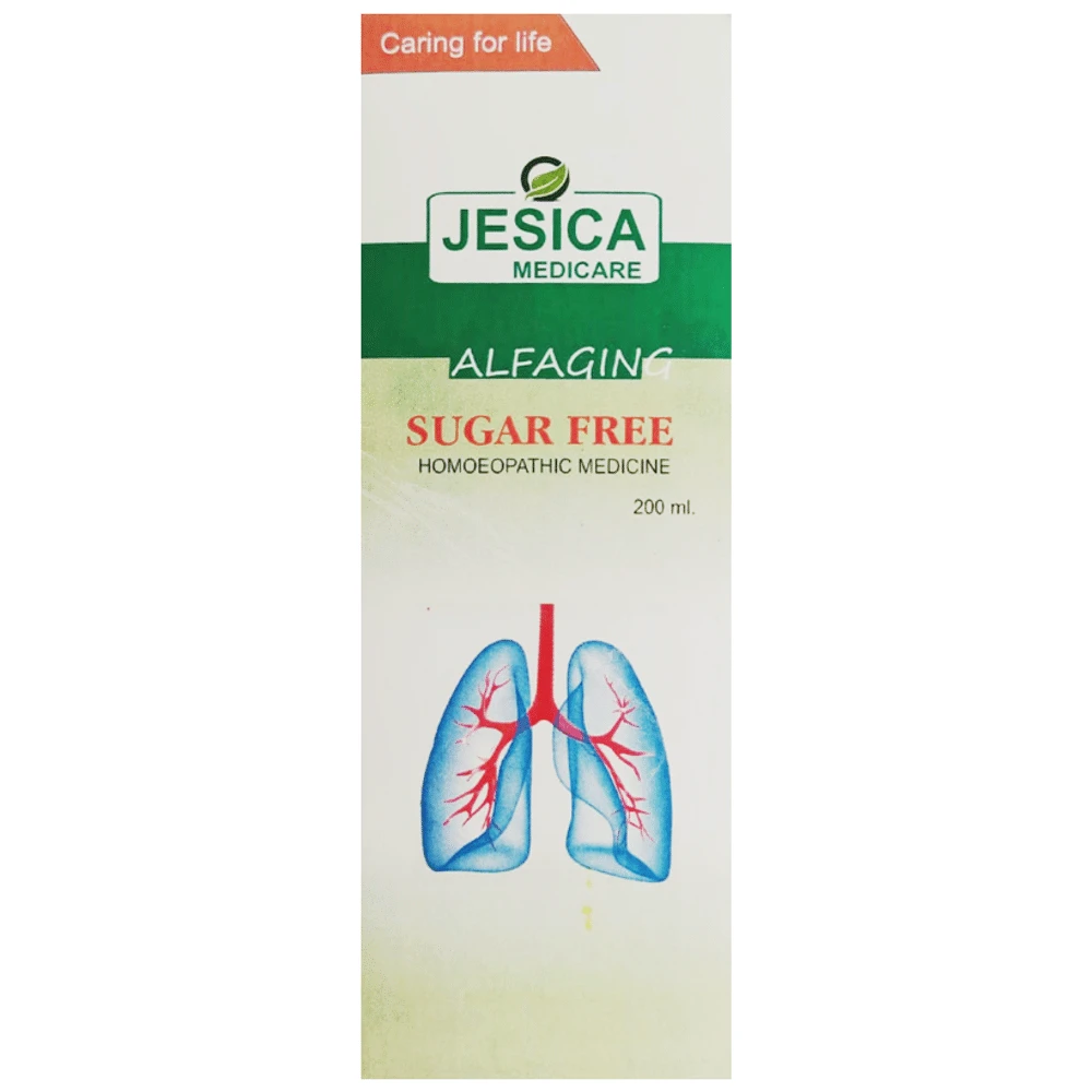 Jesica Alfaging Sugar Free bottle of 200 ml Liquid Jesica Alfaging Sugar Free bottle of 200 ml Liquid