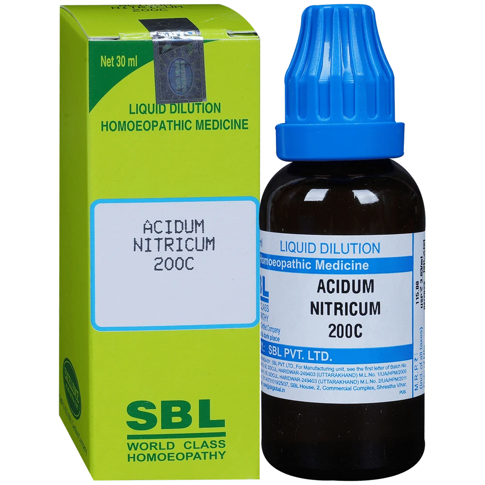 SBL Acid Nitricum Dilution 200 CH bottle of 30 ml Dilution