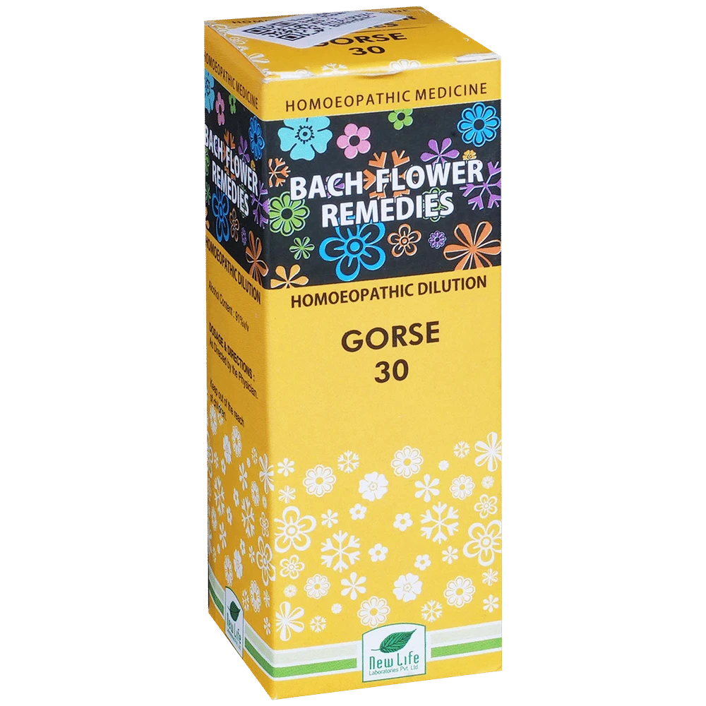 New Life Bach Flower Gorse 30 bottle of 30 ml Dilution