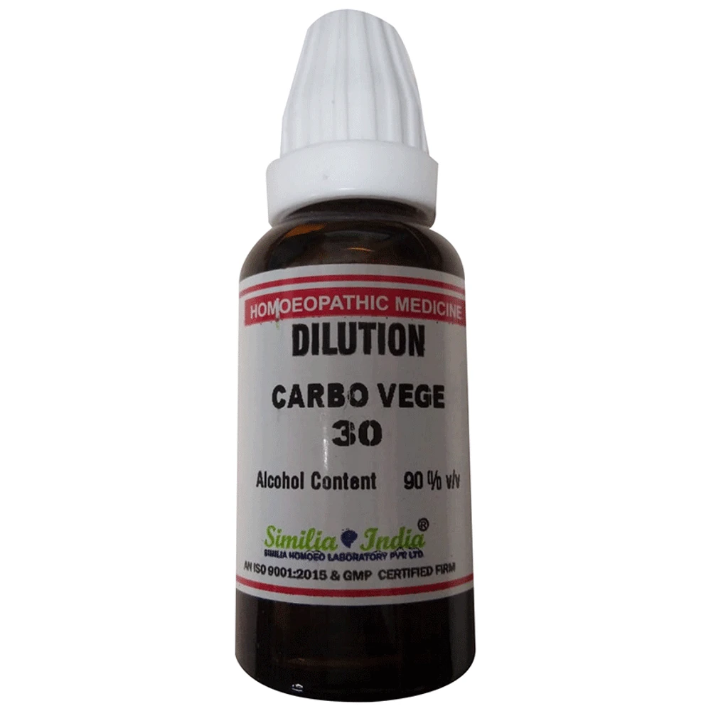Dilution Carbo Vege 30 CH bottle of 30 ml Dilution