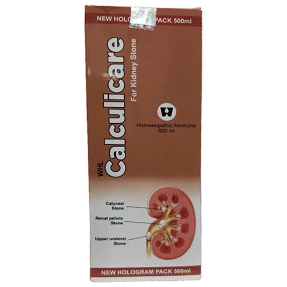 Dr. Wellmans WHL Calculicare Syrup bottle of 500 ml Syrup