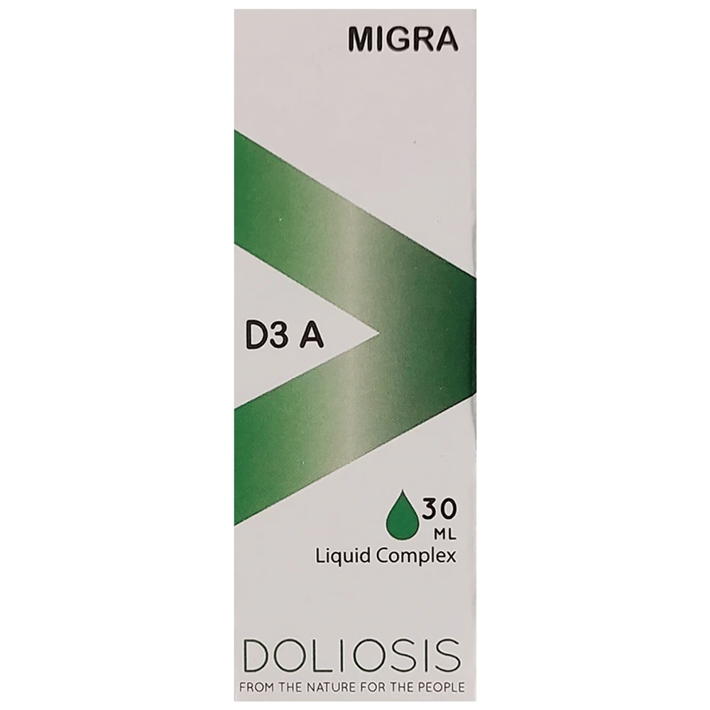 Doliosis D3 A Migra Liquid Complex bottle of 30 ml Oral Drops