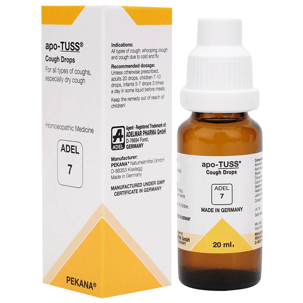 ADEL 7 Apo-Tuss Drop bottle of 20 ml Drop