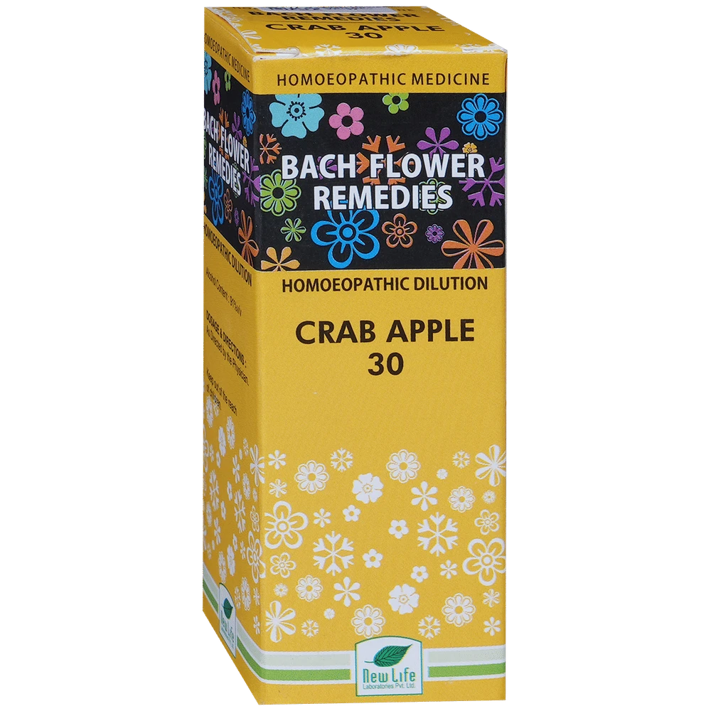 New Life Bach Flower Crab Apple 30 bottle of 30 ml Dilution New Life Bach Flower Crab Apple 30 bottle of 30 ml Dilution