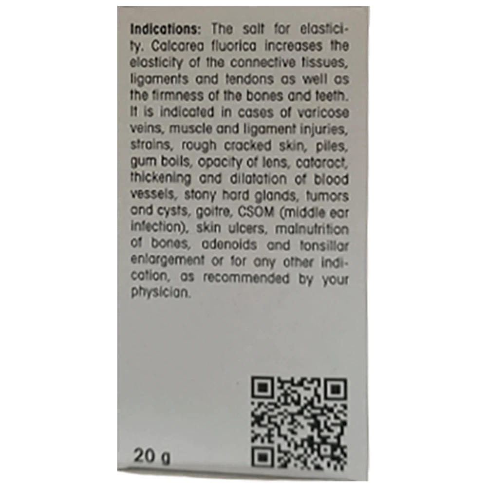 Dr Reckeweg Calcarea Fluorica Biochemic Tablet 30X bottle of 20 gm Biochemic Tablet