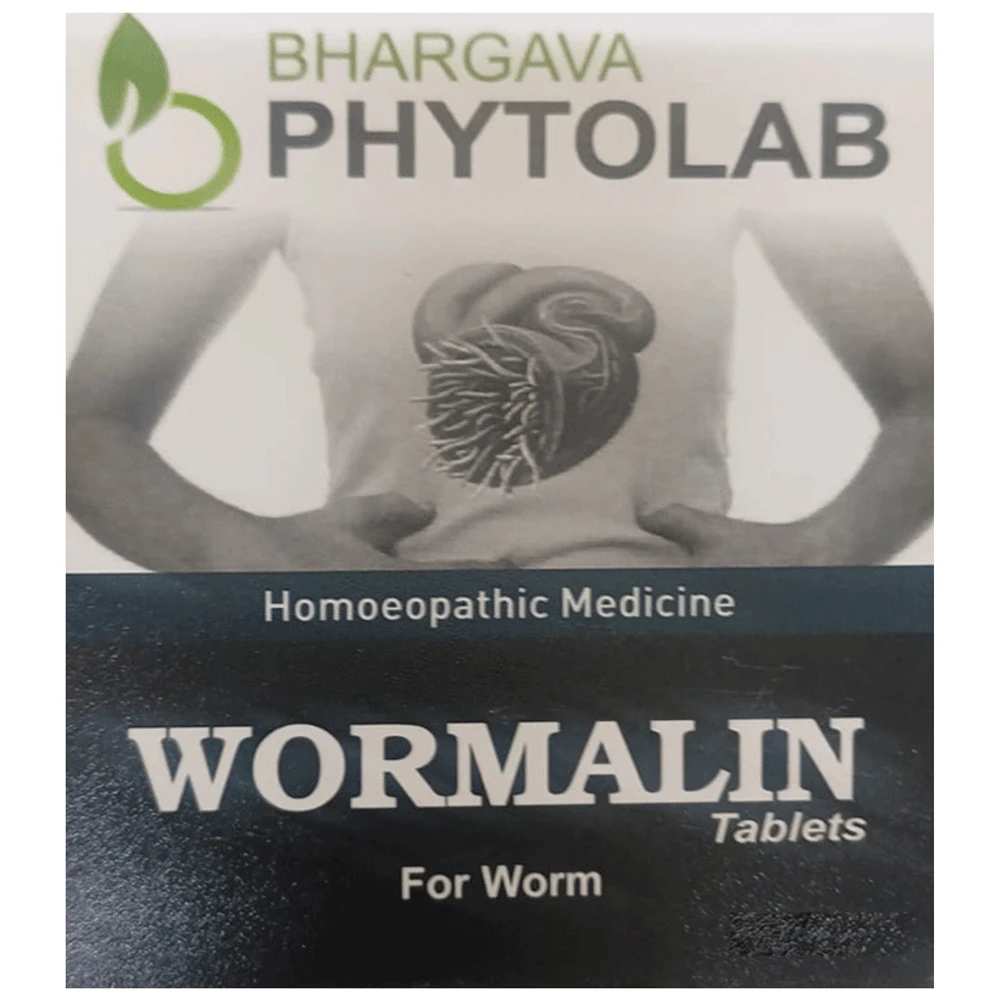 Bhargava Wormalin Tablet bottle of 90 tablets Bhargava Wormalin Tablet bottle of 90 tablets