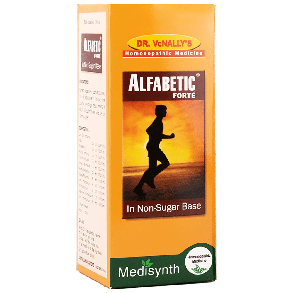 Medisynth Alfabetic Forte Tonic bottle of 120 ml Tonic