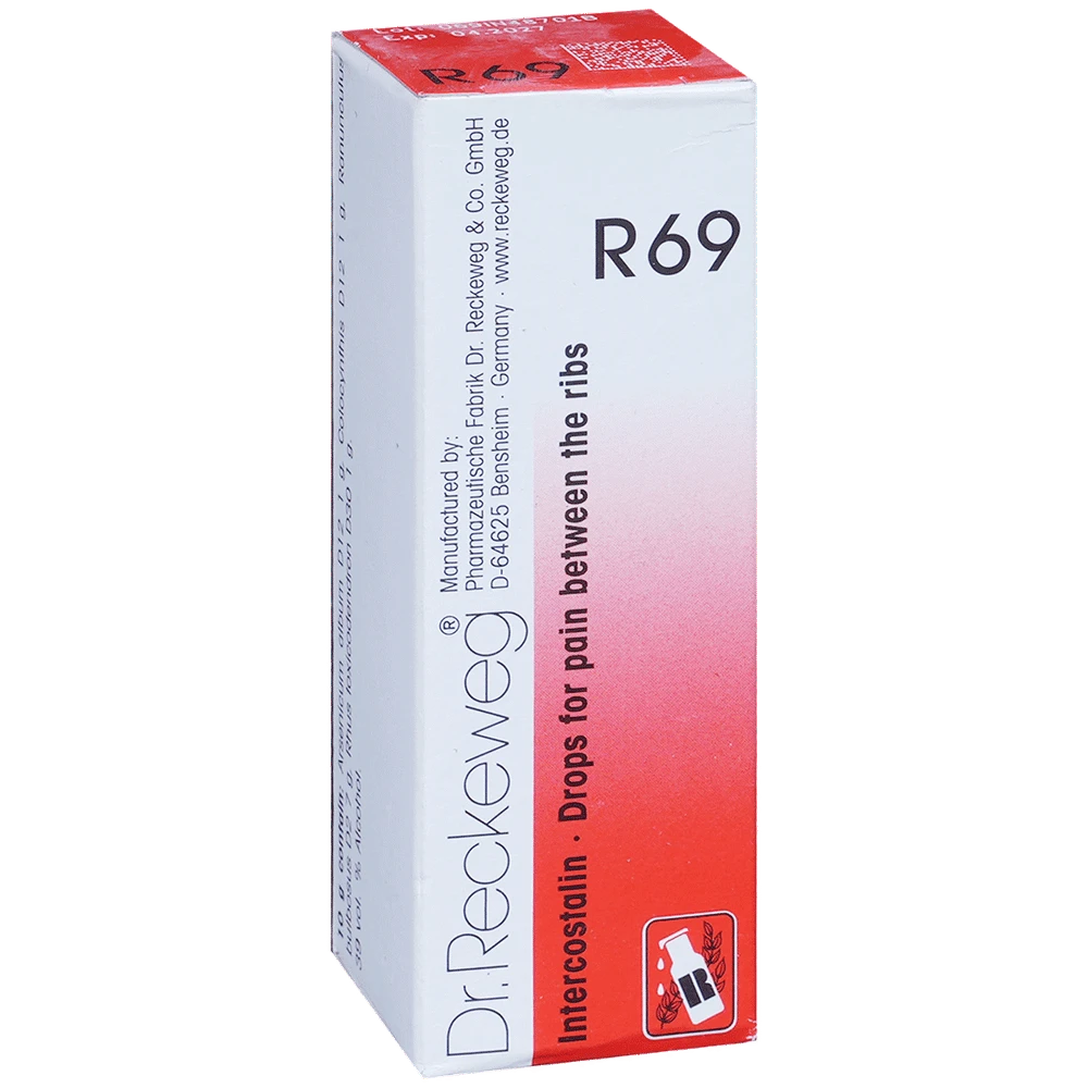 Dr. Reckeweg R69 for Pain Between The Ribs Drop bottle of 22 ml Drop
