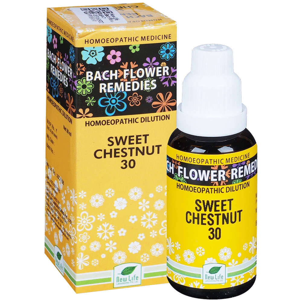 New Life Bach Flower Sweet Chestnut 30 bottle of 30 ml Dilution