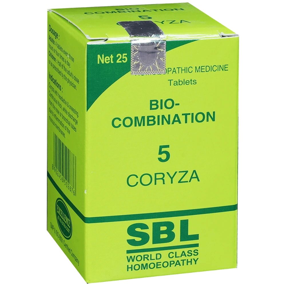 SBL Bio-Combination 5 Tablet bottle of 25 gm Biocombination Tablet