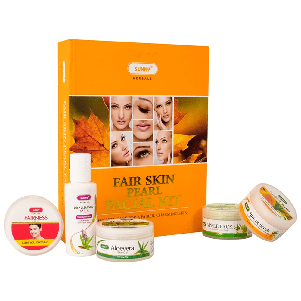 Sunny Herbals Fair Skin Pearl Facial Kit box of 1 Kit Sunny Herbals Fair Skin Pearl Facial Kit box of 1 Kit