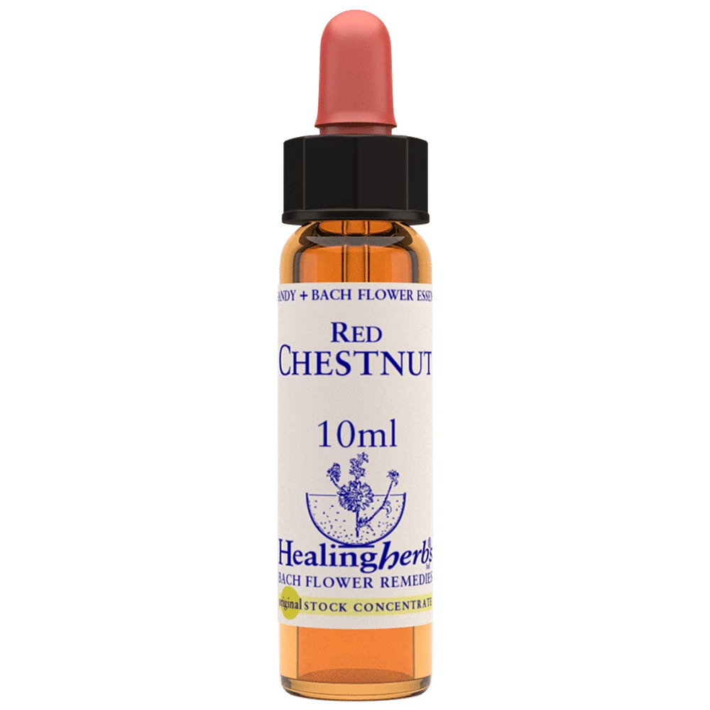 Healing Herbs Bach Flower Red Chestnut bottle of 10 ml Liquid