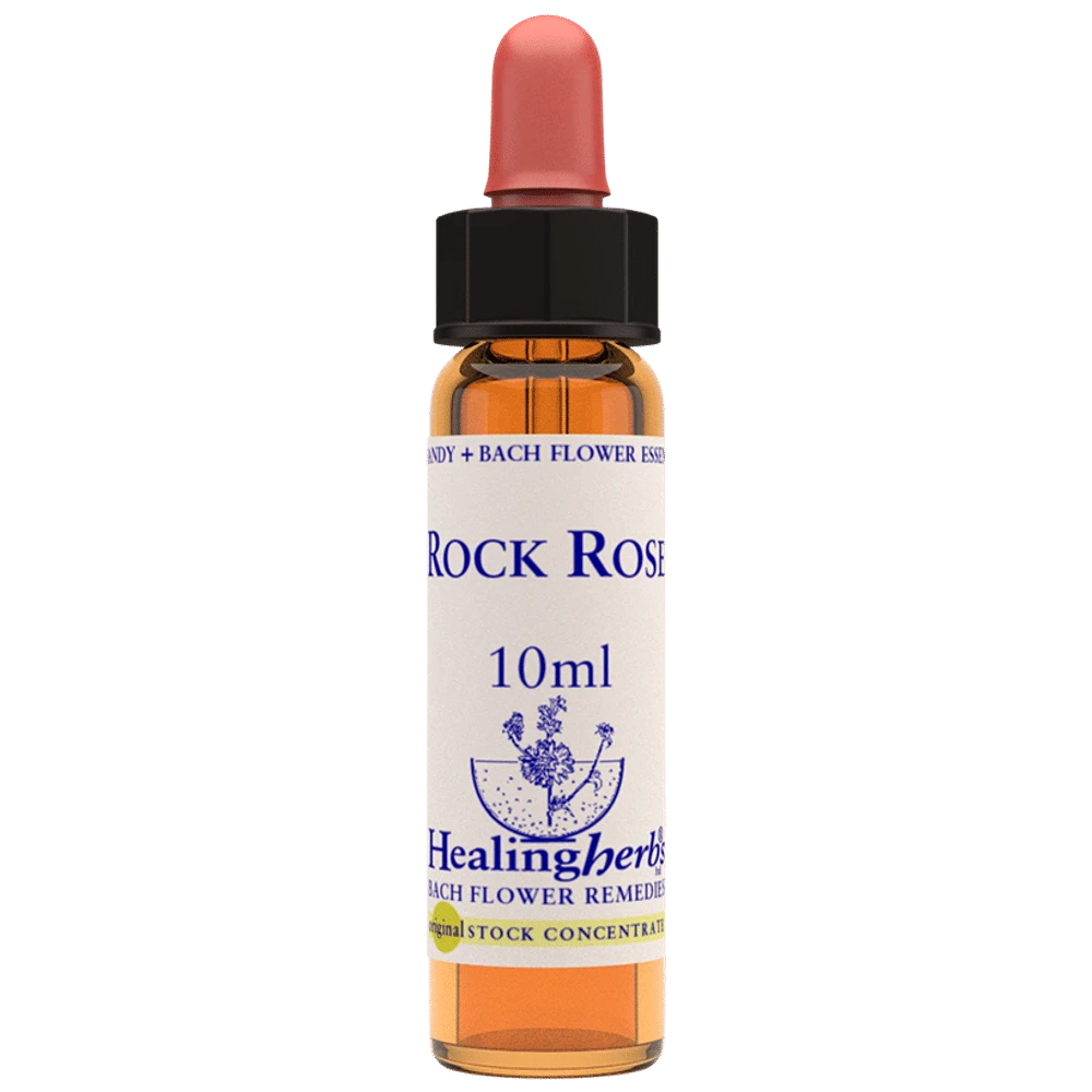 Healing Herbs Bach Flower Rock Rose bottle of 10 ml Liquid