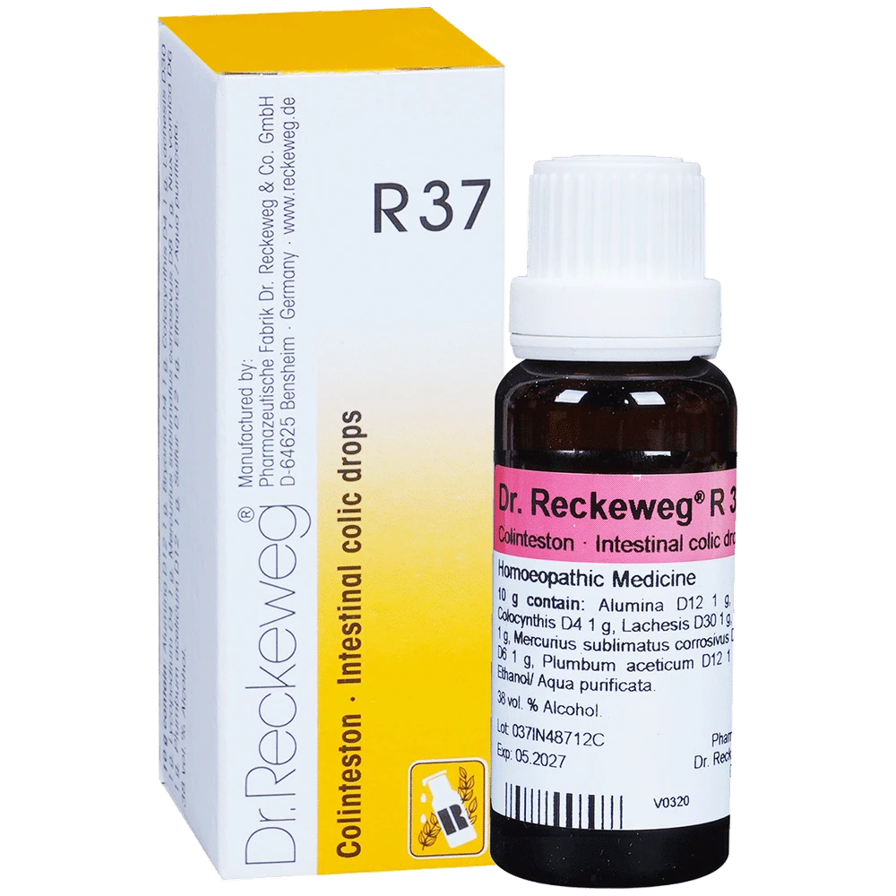 Dr. Reckeweg R37 Intestinal Colic Drop bottle of 22 ml Drop