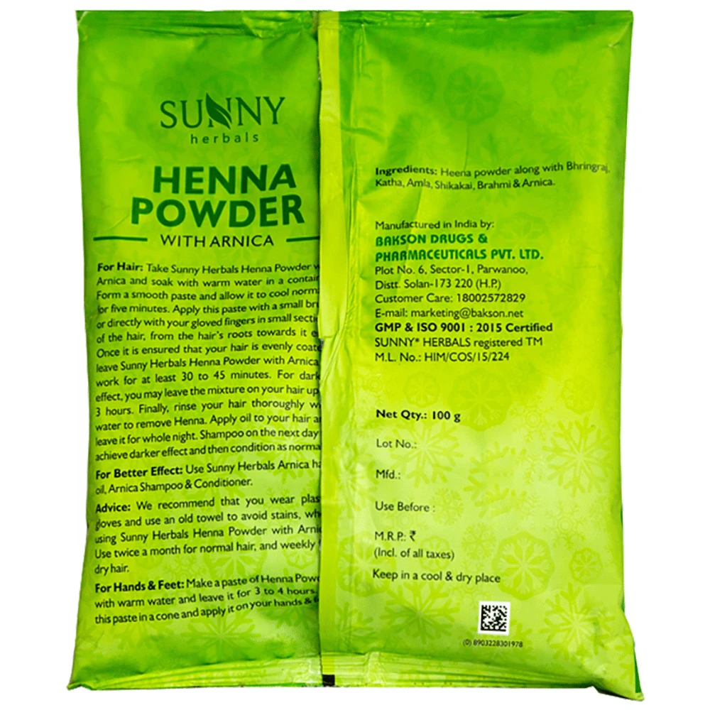 Sunny Herbals Henna Powder packet of 100 gm Powder