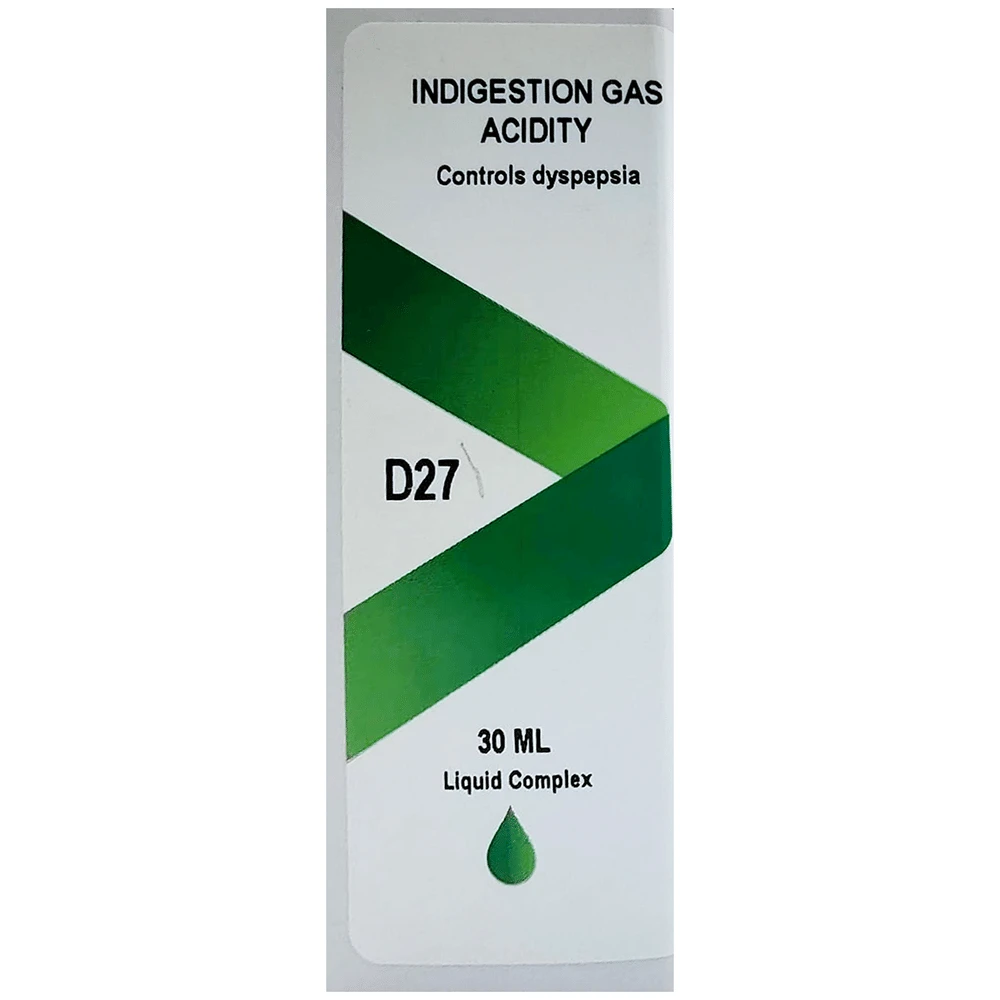 Doliosis D27 Indigestion Gas Acidity Liquid Complex bottle of 30 ml Drop