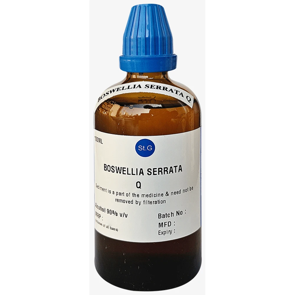 St. George’s Boswellia Serrata Mother Tincture Q bottle of 100 ml Mother Tincture St. George’s Boswellia Serrata Mother Tincture Q bottle of 100 ml Mother Tincture