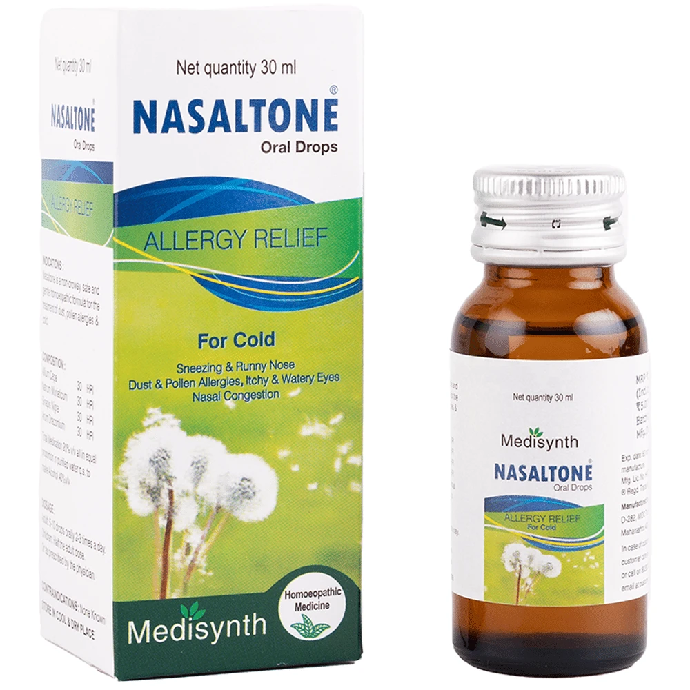 Medisynth Nasaltone Oral Drop bottle of 30 ml Drop