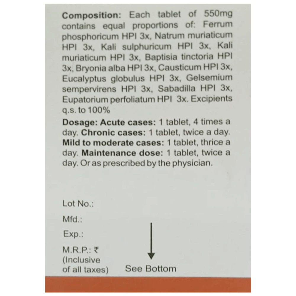 Bakson's Homeopathy Aller Aid Tablet bottle of 75 tablets