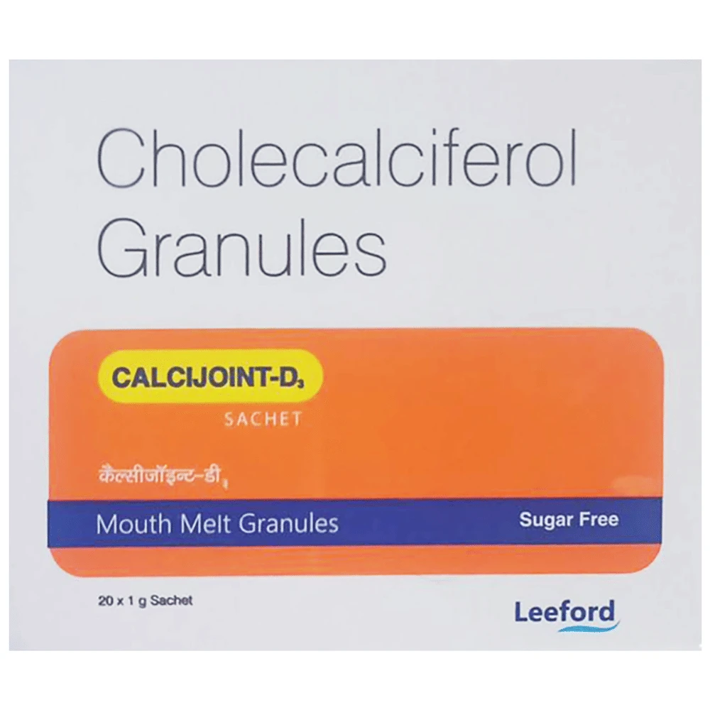 Calcijoint D3 Granules Sugar Free sachet of 1 gm Granules