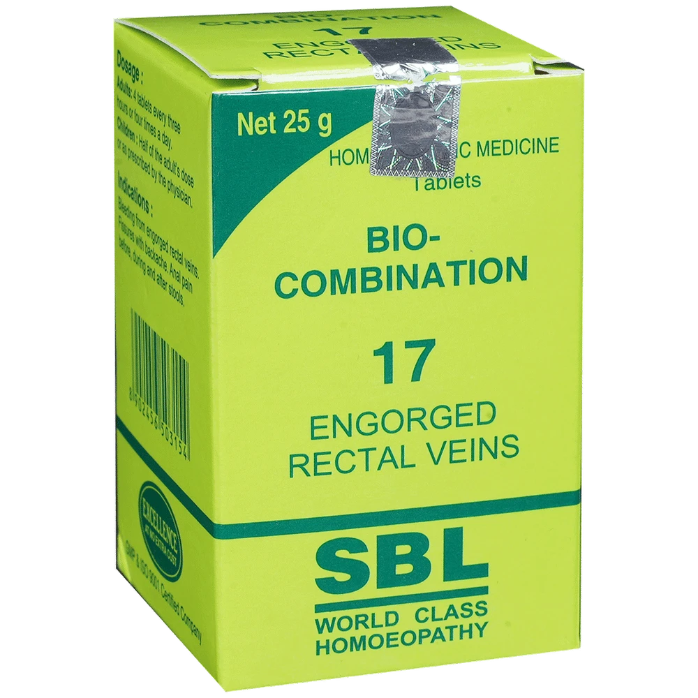 SBL Bio-Combination 17 Tablet bottle of 25 gm Biocombination Tablet SBL Bio-Combination 17 Tablet bottle of 25 gm Biocombination Tablet