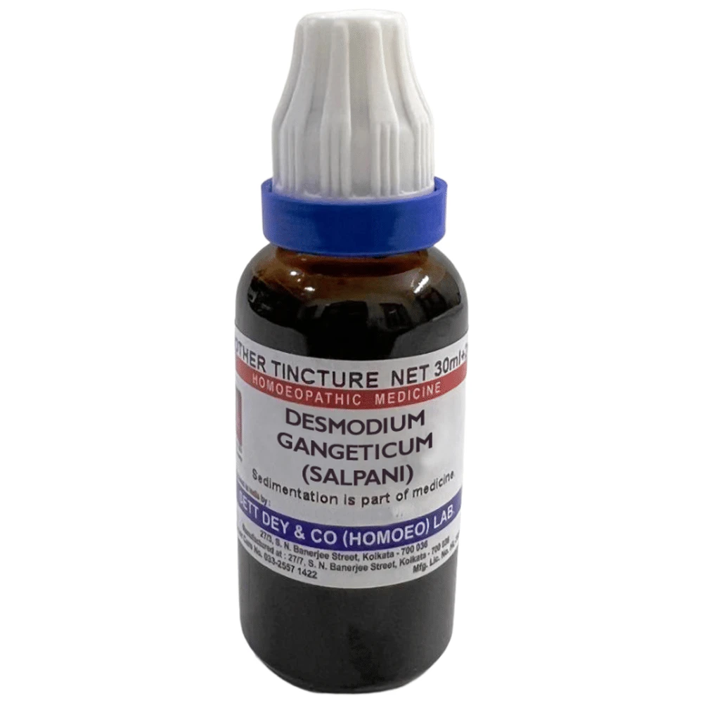 Sett Dey Desmodium Gangeticum Mother Tincture Q bottle of 30 ml Mother Tincture