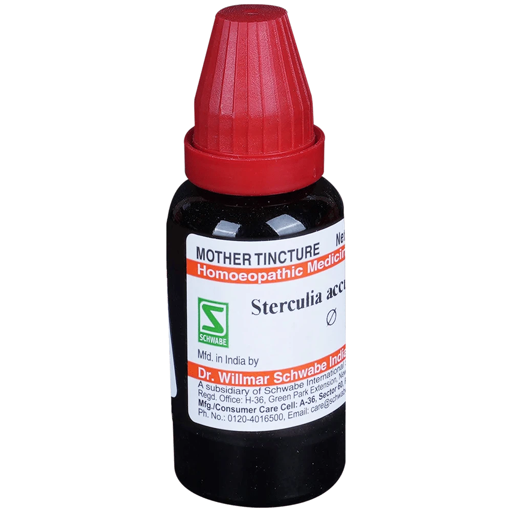 Dr Willmar Schwabe India Sterculia Acuminata Mother Tincture Q bottle of 30 ml Mother Tincture