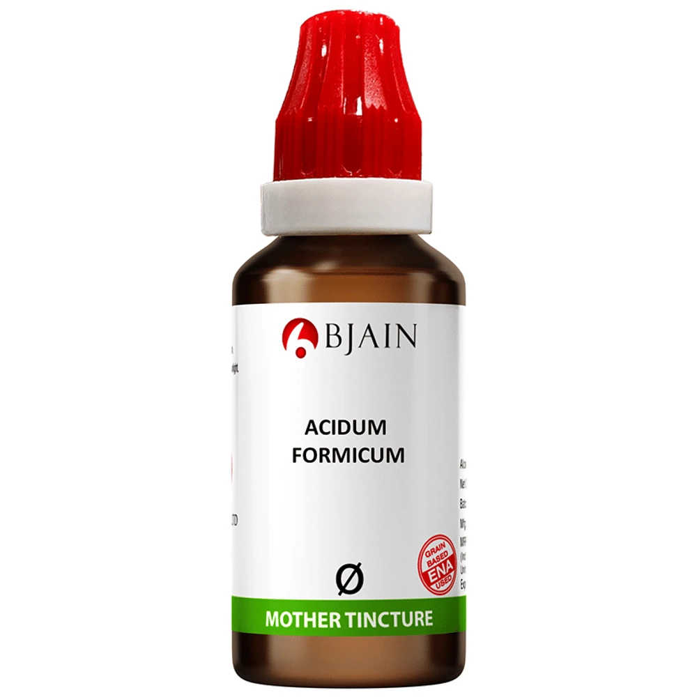 Bjain Acidum Formicum Mother Tincture Q bottle of 30 ml Mother Tincture
