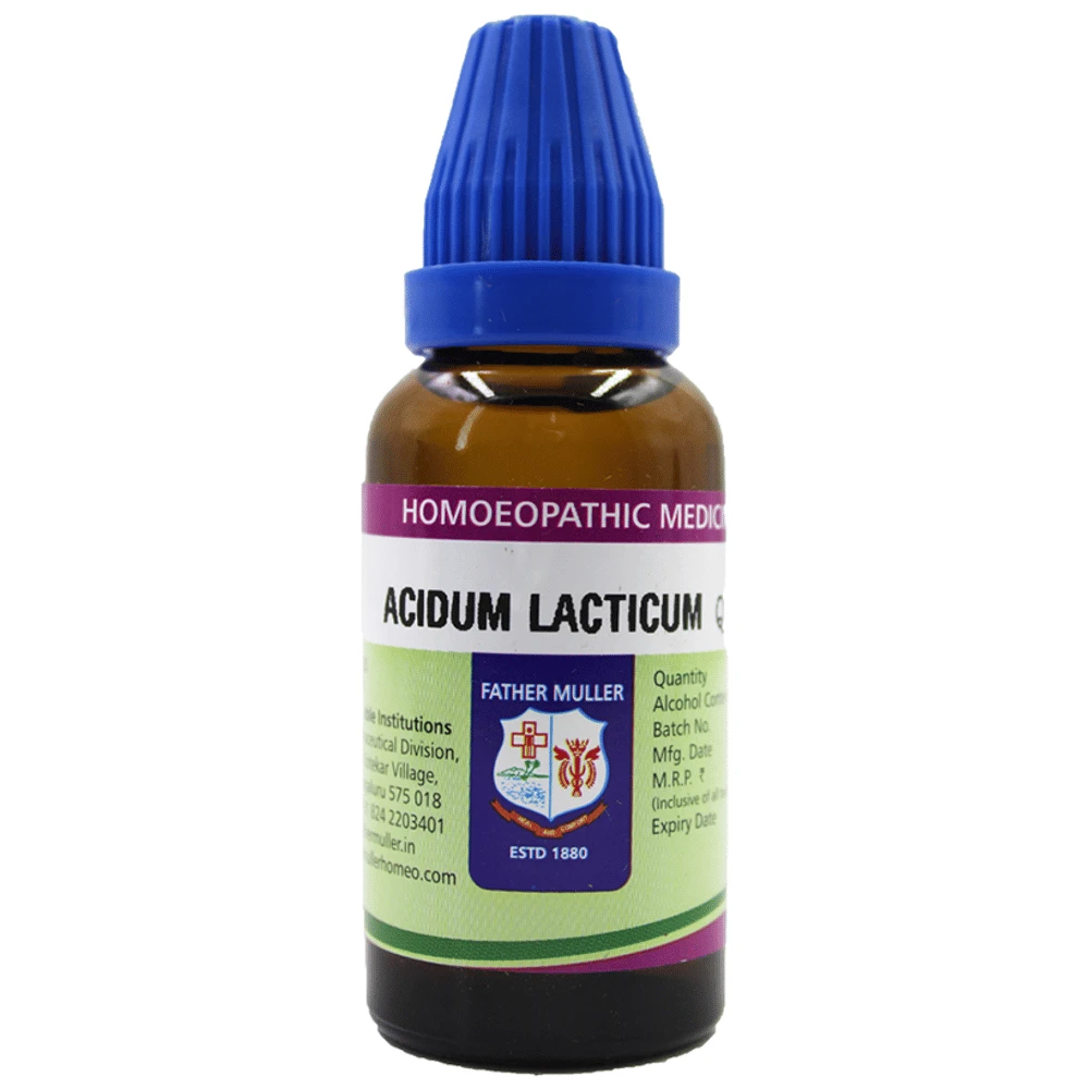 Father Muller Acidum Lacticum Drop Q bottle of 30 ml Oral Drops