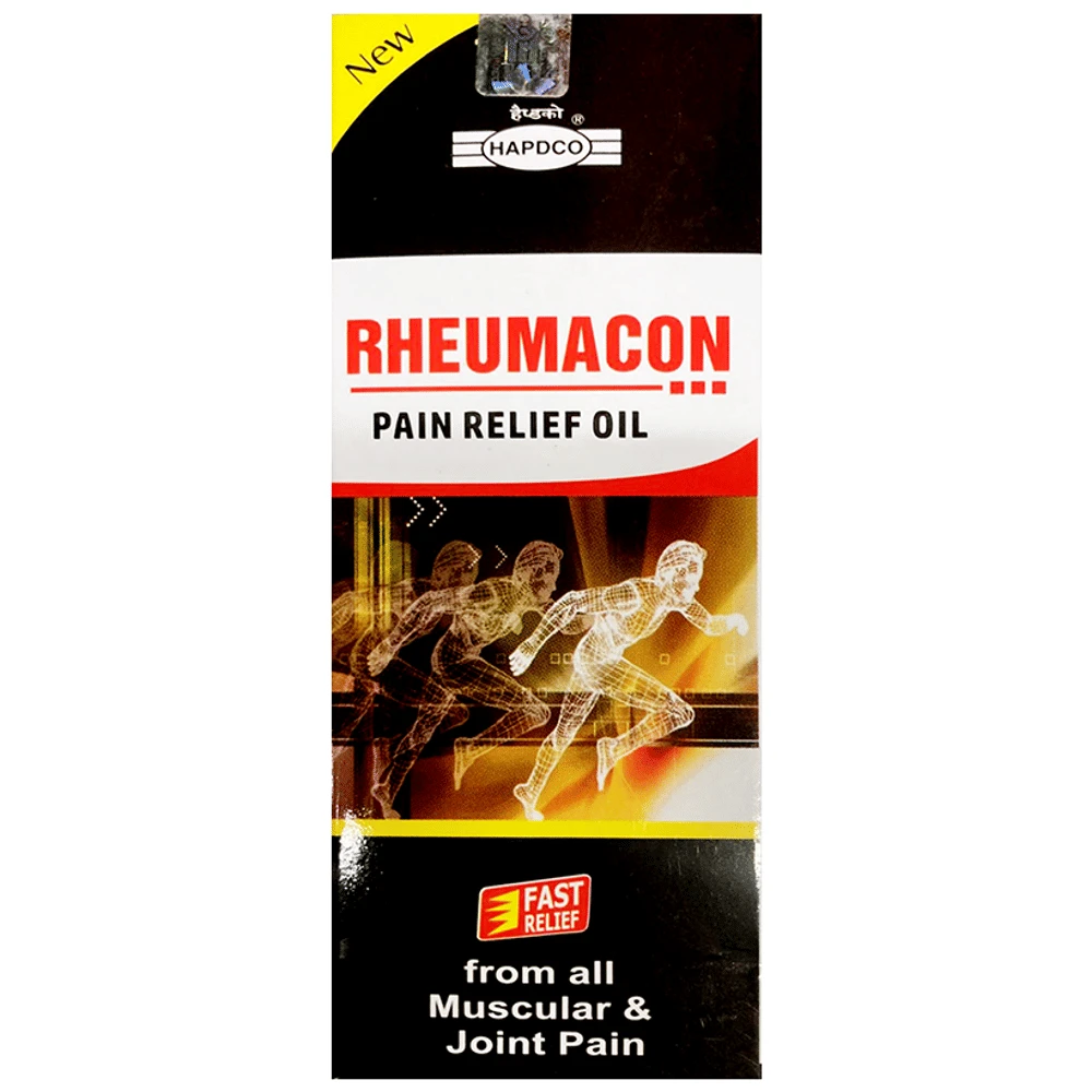 Hapdco Rheumacon Pain Relief Oil bottle of 60 ml Oil
