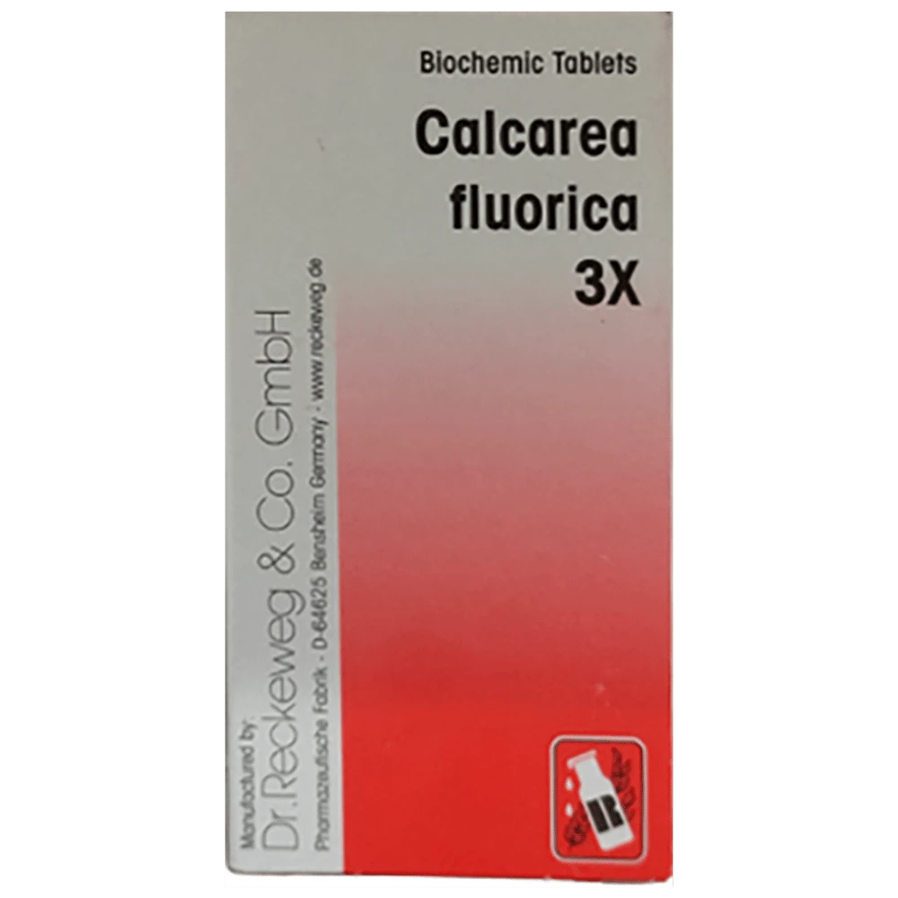 Dr Reckeweg Calcarea Fluorica Biochemic Tablet 3X bottle of 20 gm Biochemic Tablet