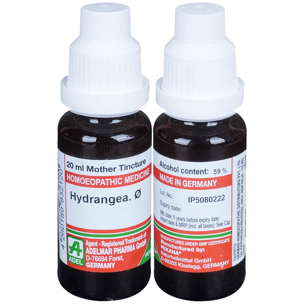 ADEL Hydrangea Mother Tincture Q bottle of 20 ml Mother Tincture