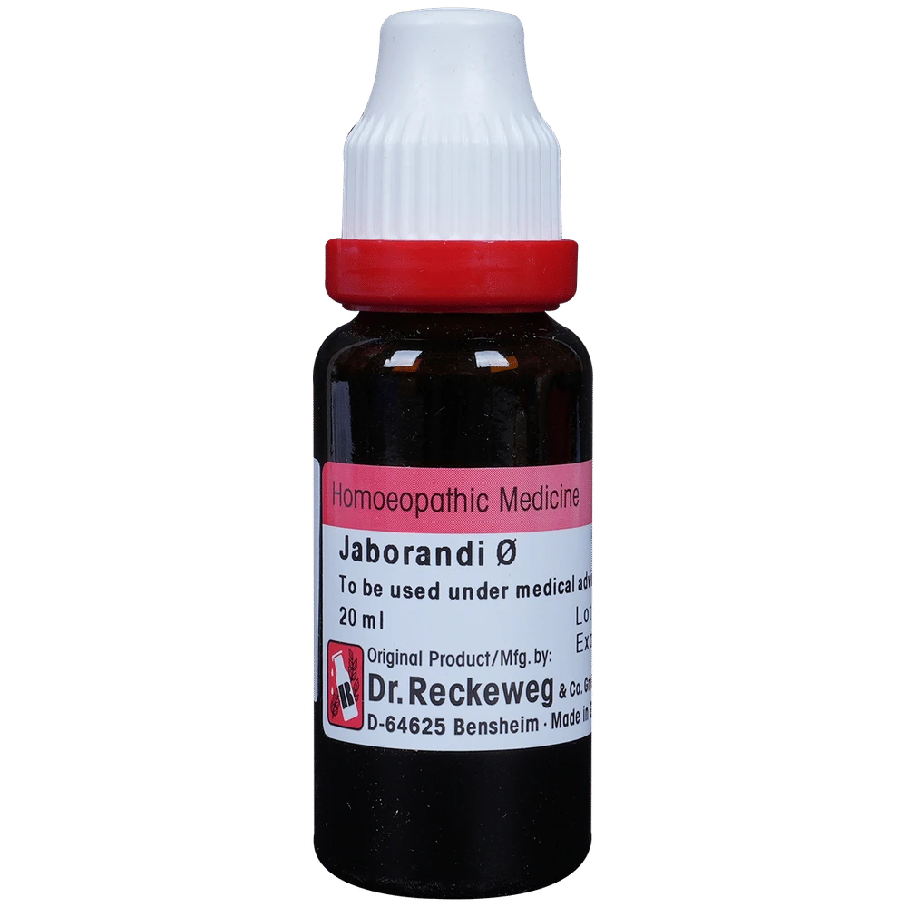 Dr. Reckeweg Jaborandi Mother Tincture Q bottle of 20 ml Mother Tincture
