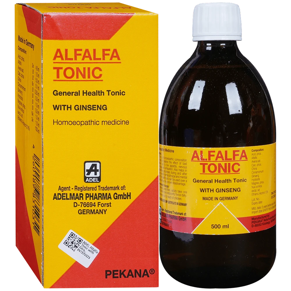 ADEL Alfalfa Tonic with Ginseng bottle of 500 ml Tonic