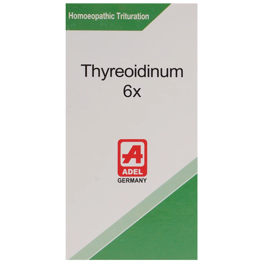 ADEL Thyreoidinum Trituration Tablet 6X bottle of 20 gm Trituration Tablet