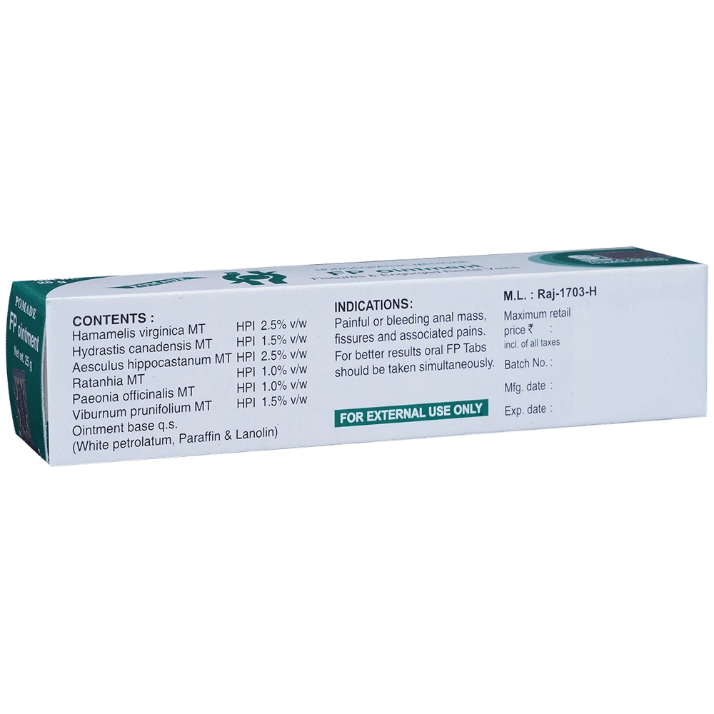 SBL FP Ointment tube of 25 gm Ointment